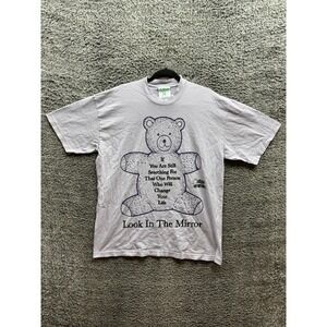 Online Ceramics Look In The Mirror Graphic Tee Light Purple Size L Unisex